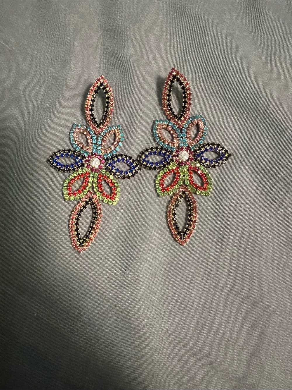 Multicolor Floral Bead Drop Earrings - Women's Jewelry